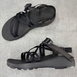 Chaco ZX/1 Cloud Sandals Black Polyester Dual Straps Gorpcore Women's 7